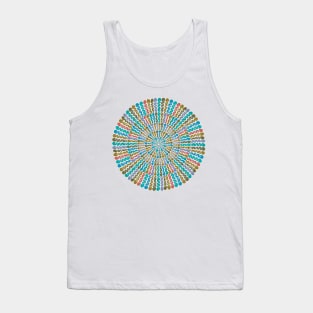 Earthy Swirls - Intricate Digital Illustration, Colorful Vibrant and Eye-catching Design, Perfect gift idea for printing on shirts, wall art, home decor, stationary, phone cases and more. Tank Top